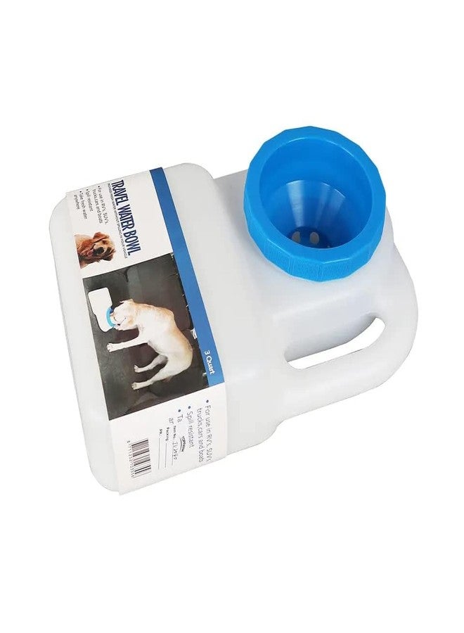 Sevia Dog Water Bowl, Splash-Free Pet Water Feeder, Vehicle Carried Floating Bowl, No Spill Cat Water Fountain for Car Travel, No-Slip Water Dispenser - Pet Water Dispenser - Image 1
